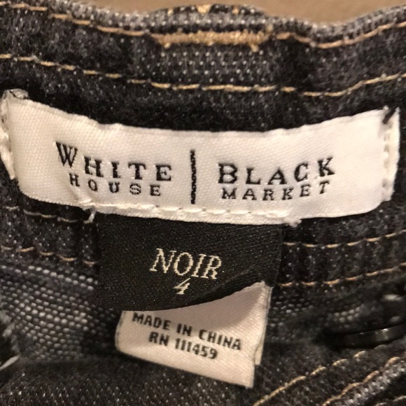 SOLD - White House Black Market Trouser Leg Jeans - Picture 5 of 7